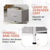 Kommode mit 3 Schubladen aus Stoff, Kommodenschrank für Produktbild-Vorschau 7