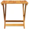 vidaXL Składany stolik ogrodowy 50x50x50 cm z litego drewna Podgląd zdjęcia produktu 4