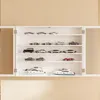 SoBuy Wandvitrine FSB113-W: Ausgestattet mit Spielzeugautos und Yachten auf vier Regalen Náhled obrázku produktu