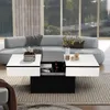 VOWNER Couchtisch, modern und ausziehbar, mit 2 Stauräumen Produktbild-Vorschau 3