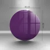 Glas Grabkerzen Untersetzer Motiv Gummifüße - 40 cm - Produktbild-Vorschau 4