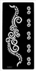 Henna Tattoo Schablone Airbrush Stencil Produktbild-Vorschau 2