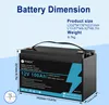 TTWEN 12V 100Ah LiFePO4 lithium, nouzový zdroj, 1280Wh Náhled obrázku produktu 2