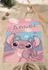Disney Lilo und Stitch Pink Badetuch, Strandtuch 70x140cm Produktbild-Vorschau 2