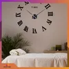 A large wall clock with Roman numerals is displayed on a wall above a massage table covered with a white sheet. A rolled-up white towel is placed on the table. A potted plant is visible to the left of the table, and some decorative items are on a shelf in  Náhled obrázku produktu