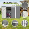 Metall Geräteschuppen Gerätehaus, 1.8x2.4m Produktbild-Vorschau 5