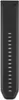 A close-up, top-down view of a black watch strap. Produktbild-Vorschau