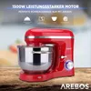 AREBOS Küchenmaschine 1500 W | 6 L Edelstahl | Rühr-, Produktbild-Vorschau 7