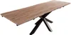 Baumkantentisch Akazie stonefarben 160 (260) x 90 cm Produktbild-Vorschau 1