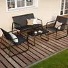 Set di mobili da giardino Bealife, set di 4 sedie da Anteprima dell’immagine prodotto 11