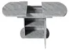 Uittrekbare eettafel 110/130 x 70 x 75 cm, ovale eettafel Productafbeelding-voorbeeld 11