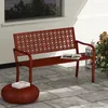 Outsunny 2-Sitzer Gartenbank, wetterfest Sitzbank, Produktbild-Vorschau 8