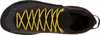Schwarze Zustiegsschuhe "TX2 Evo" von La Sportiva mit gelben und roten Schnürsenkeln. Produktbild-Vorschau