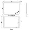 SONNI Badspiegel 80 x 60cm mit energiesparend Produktbild-Vorschau 12