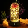 Rose im Glas Musik Rotierende Dekorative Lichter Produktbild-Vorschau 2