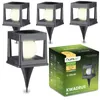 4x Lampa Solarna Ogrodowa LED Wbijana Zewnętrzna na Słupek Podgląd zdjęcia produktu 2