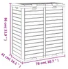 vidaXL Poubelle d'extérieur noire 78x41x86 cm Polypropylène Voir les images du produit 8
