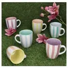 Beach Pastello Stripes 6er Set Kaffeebecher Tassen pastell Produktbild-Vorschau 3