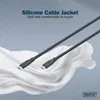 Digitus Kabel silikonowy USB, USB 40 Gb/s, 1 m, czarny, 1 Podgląd zdjęcia produktu 3