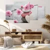 Bild auf Leinwand - Leinwandbild - Yoga weiblich Blume Produktbild-Vorschau 7