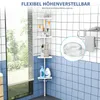 Duschregal ohne Bohren Badregal Duschablage mit 4 Tabletts Produktbild-Vorschau 4