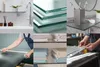 Półka łazienkowa – szklana półka ścienna z bezpiecznego Podgląd zdjęcia produktu 3
