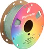 A spool of green 3D printer filament is shown against a white background. The spool has a colorful label with branding and product information. Anteprima dell’immagine prodotto