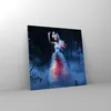 Bilder auf glas - Frau Geheimnis Nacht Wald - 70x70cm - Produktbild-Vorschau 4