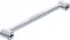 A silver-colored tool with two square openings at either end, connected by a straight bar. It is shown against a white background. Anteprima dell’immagine prodotto