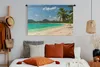 MuchoWow® Wandteppich Wandbehang Tropisch - Wasser - Blau Produktbild-Vorschau 4