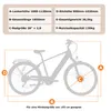 SAXXX E-Bike 28 Zoll Herren, 70 Nm Mittelmotor, 418 Wh Produktbild-Vorschau 10