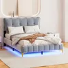 Polsterbett 140 x 200 cm, Jugendbett, Doppelbett mit Produktbild-Vorschau 1