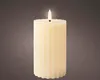 Lumineo Luxe LED Kerze - cremeweis - D7,5 x H15 cm - Produktbild-Vorschau 7