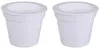 2x LED Solarleuchte, Blumentopf, weiß-satiniert, 17 cm Produktbild-Vorschau 1