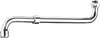 Wylewka w kształcie litery S, 270–440 mm, chromowana Podgląd zdjęcia produktu 1