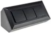 bloc de prises triple, noir 250V~/ 16A, montage en saillie Voir les images du produit 2