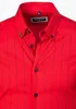 Brandneu Designer Hemd CARISMA mit Nadelstreifen Rot L Produktbild-Vorschau 2