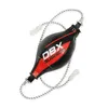A black and red boxing reflex ball with white cord and clips, isolated on a white background. Anteprima dell’immagine prodotto