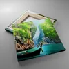 Bild auf Leinwand - Leinwandbild - Boot Klippen Natur Produktbild-Vorschau 2