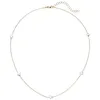 Collier Halskette Stern 375 Gold Gelbgold Weißgold bicolor Produktbild-Vorschau 2
