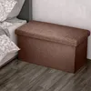 Intirilife Skladacia lavica 78x38x38 cm v STONE BROWN - Náhľad obrázku produktu 7