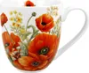 DUO FLOWER CLASSIC XXL Becher 1000 ml POPPIES New Bone Produktbild-Vorschau 1