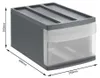 Rotho Schubladenbox M SYSTEMIX Schublade 12 L - Produktbild-Vorschau 5