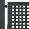 Gartentor Anthrazit 100x100 cm Stahl Produktbild-Vorschau 5
