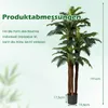 COSTWAY 190cm Kunstpflanzen 2er Set, künstliche Palmen mit Produktbild-Vorschau 3