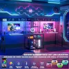 Gaming-Schreibtisch mit Aufsatz, 47-Zoll-Computertisch mit Produktbild-Vorschau 3