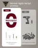 Biały stolik nocny z portami USB Podgląd zdjęcia produktu 4
