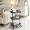 Sekey Rollwagen 35 cm breit Badezimmerregal mit 3 Ebenen Produktbild-Vorschau 8