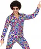 DISCO Shirt Bunte Kreise 70er 80er Outfit Kostüm Karneval Produktbild-Vorschau 2