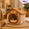 Aluz Katzenhöhle 2in1 Katzenbett 30x30 cm Faltbar mit Produktbild-Vorschau 6